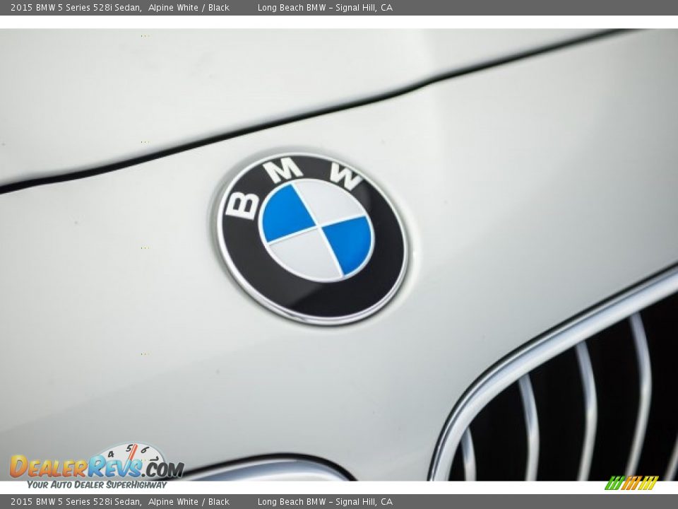 2015 BMW 5 Series 528i Sedan Alpine White / Black Photo #23