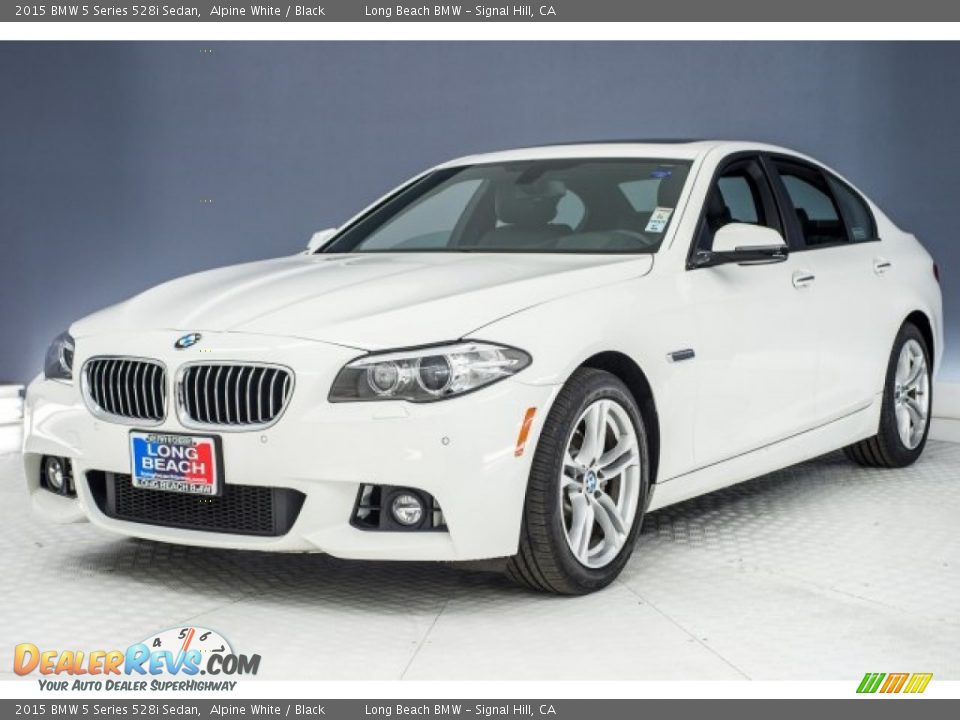 2015 BMW 5 Series 528i Sedan Alpine White / Black Photo #28