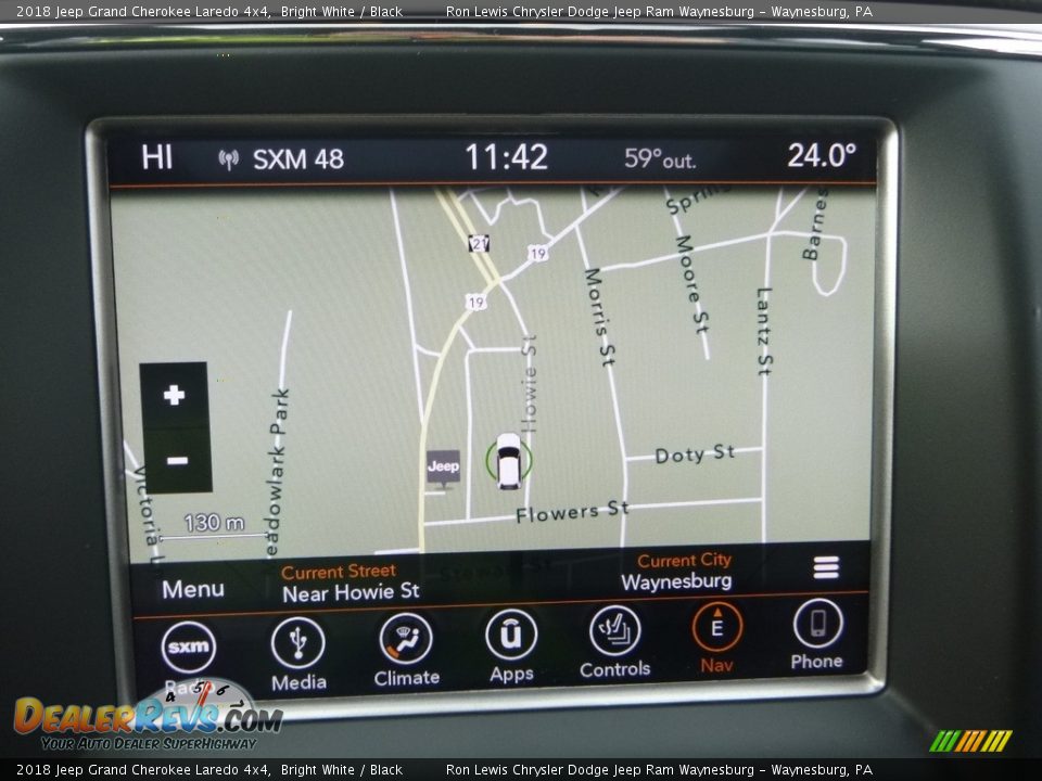 2018 Jeep Grand Cherokee Laredo 4x4 Bright White / Black Photo #19