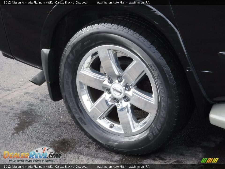 2012 Nissan Armada Platinum 4WD Galaxy Black / Charcoal Photo #3
