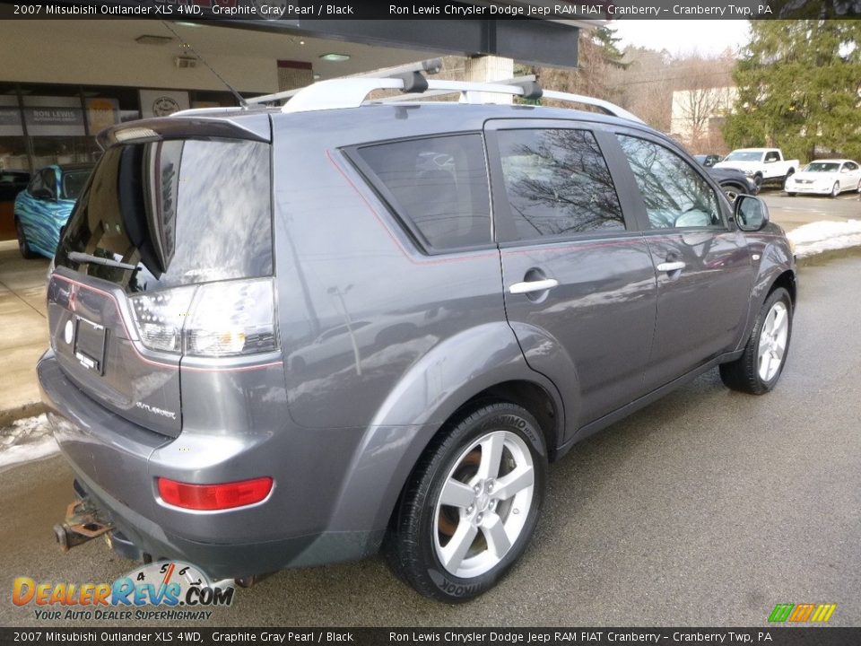 2007 Mitsubishi Outlander XLS 4WD Graphite Gray Pearl / Black Photo #2