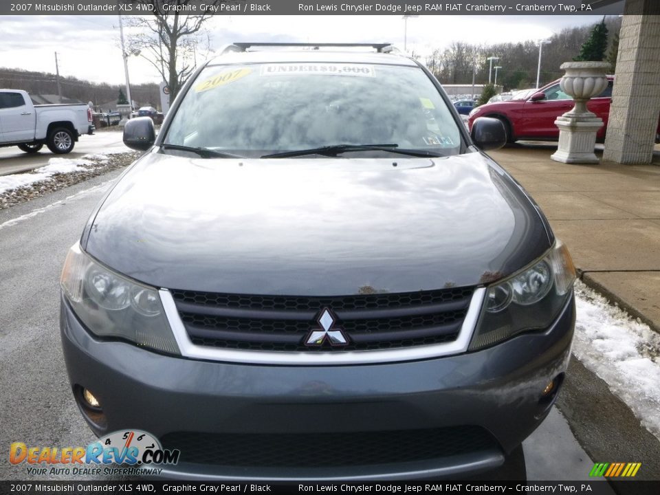 2007 Mitsubishi Outlander XLS 4WD Graphite Gray Pearl / Black Photo #3
