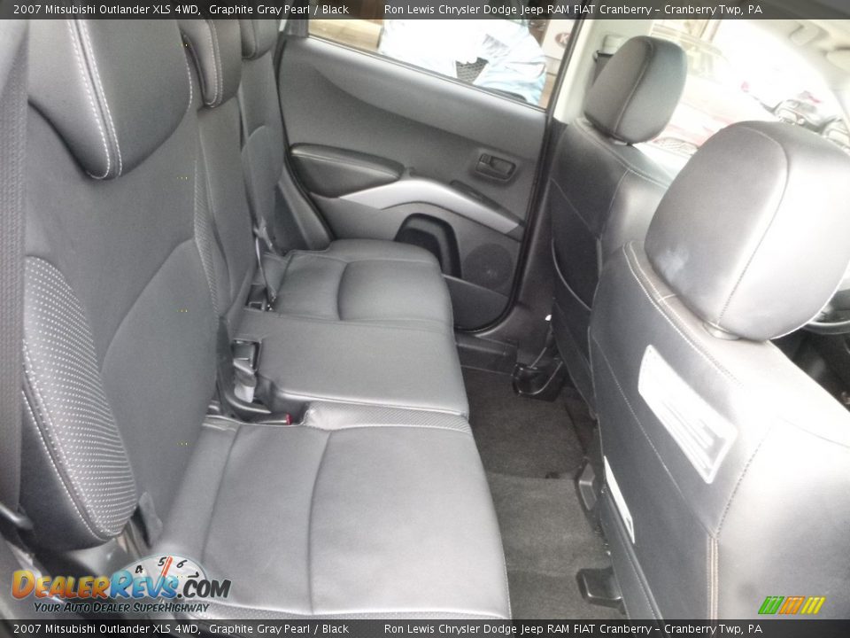 2007 Mitsubishi Outlander XLS 4WD Graphite Gray Pearl / Black Photo #8