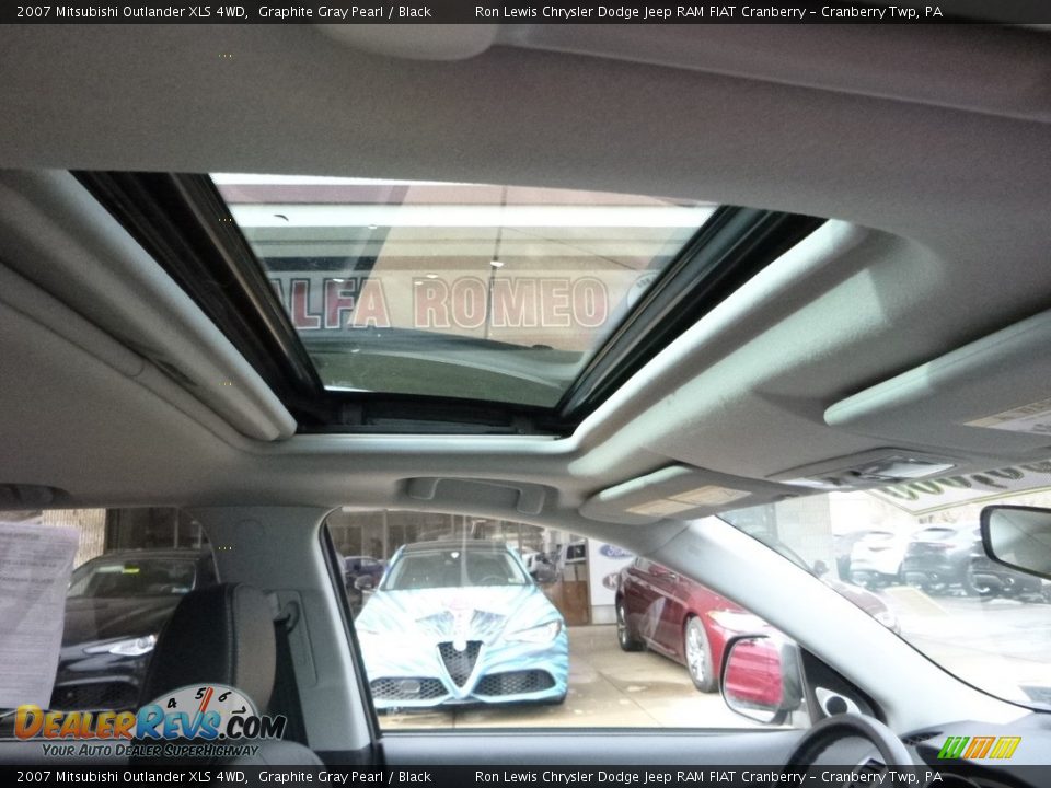2007 Mitsubishi Outlander XLS 4WD Graphite Gray Pearl / Black Photo #11