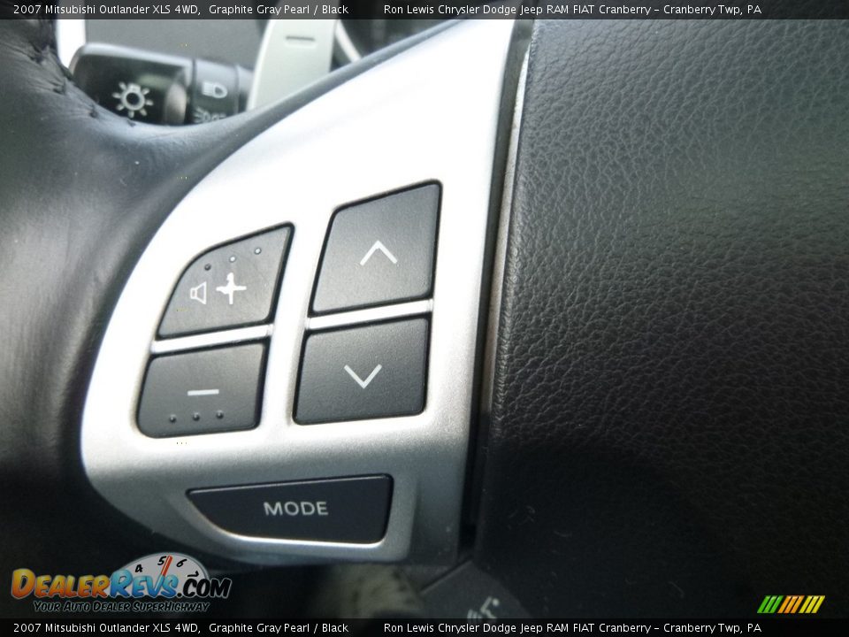 2007 Mitsubishi Outlander XLS 4WD Graphite Gray Pearl / Black Photo #19