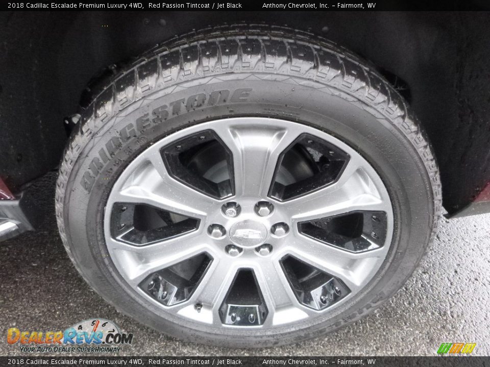 2018 Cadillac Escalade Premium Luxury 4WD Red Passion Tintcoat / Jet Black Photo #7
