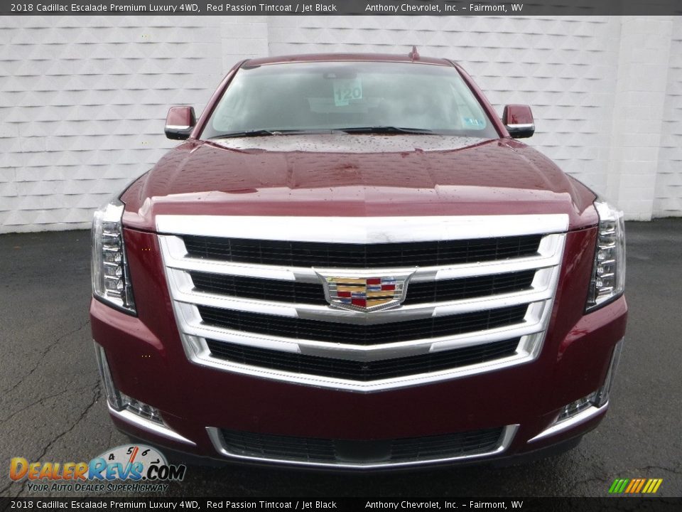 2018 Cadillac Escalade Premium Luxury 4WD Red Passion Tintcoat / Jet Black Photo #8