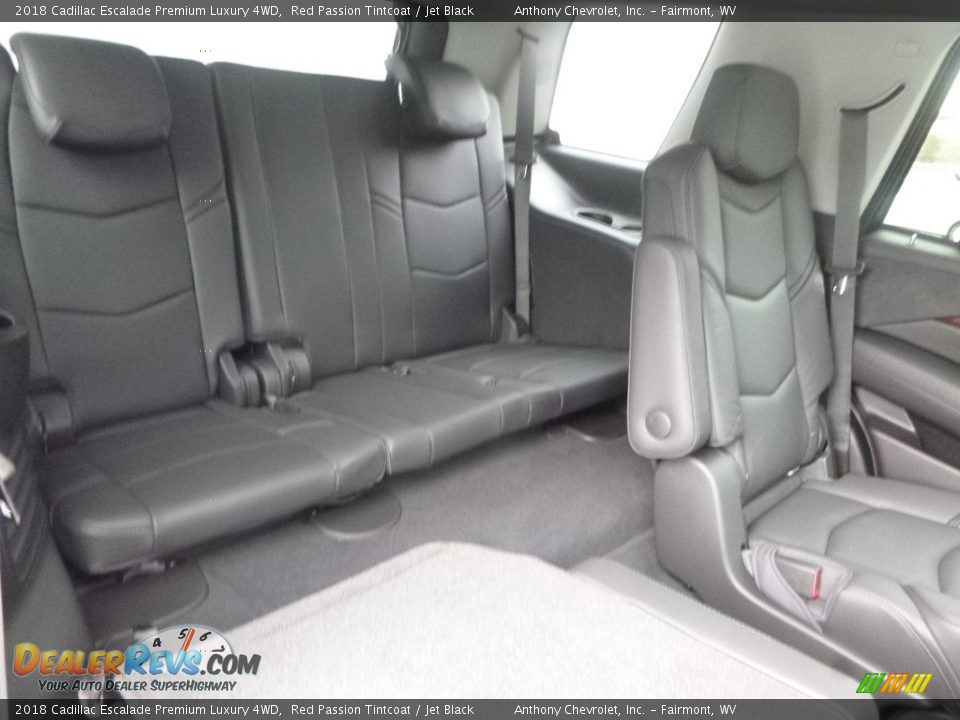 2018 Cadillac Escalade Premium Luxury 4WD Red Passion Tintcoat / Jet Black Photo #10