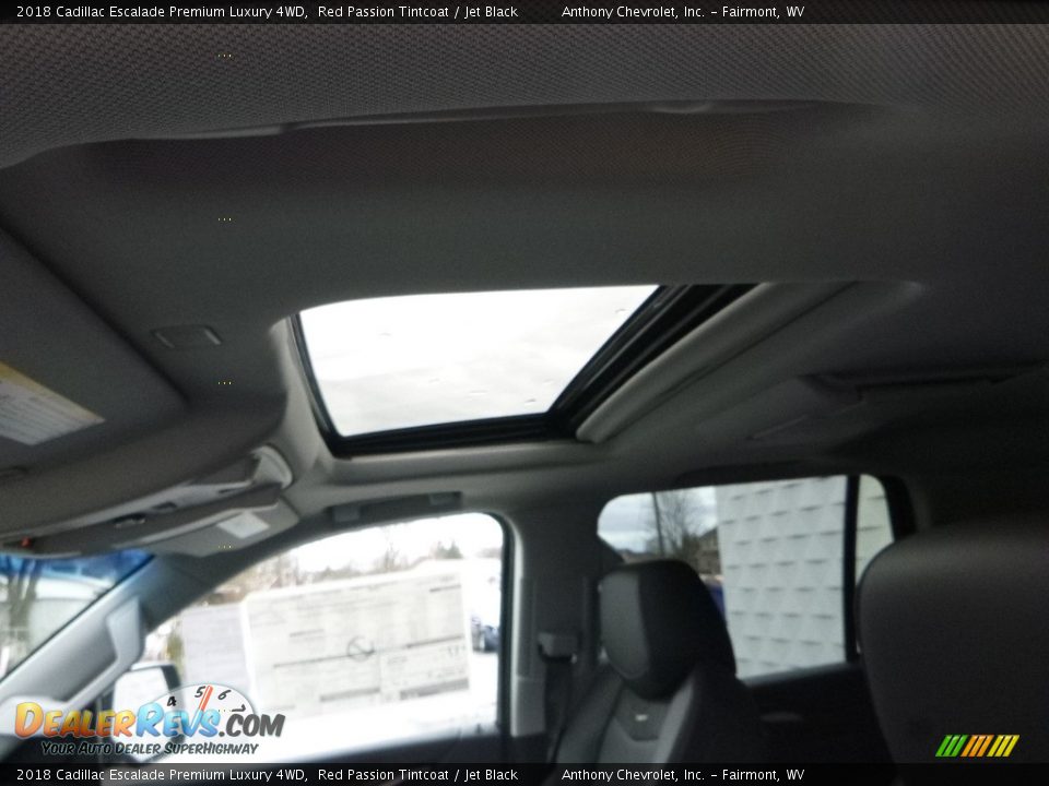 2018 Cadillac Escalade Premium Luxury 4WD Red Passion Tintcoat / Jet Black Photo #14