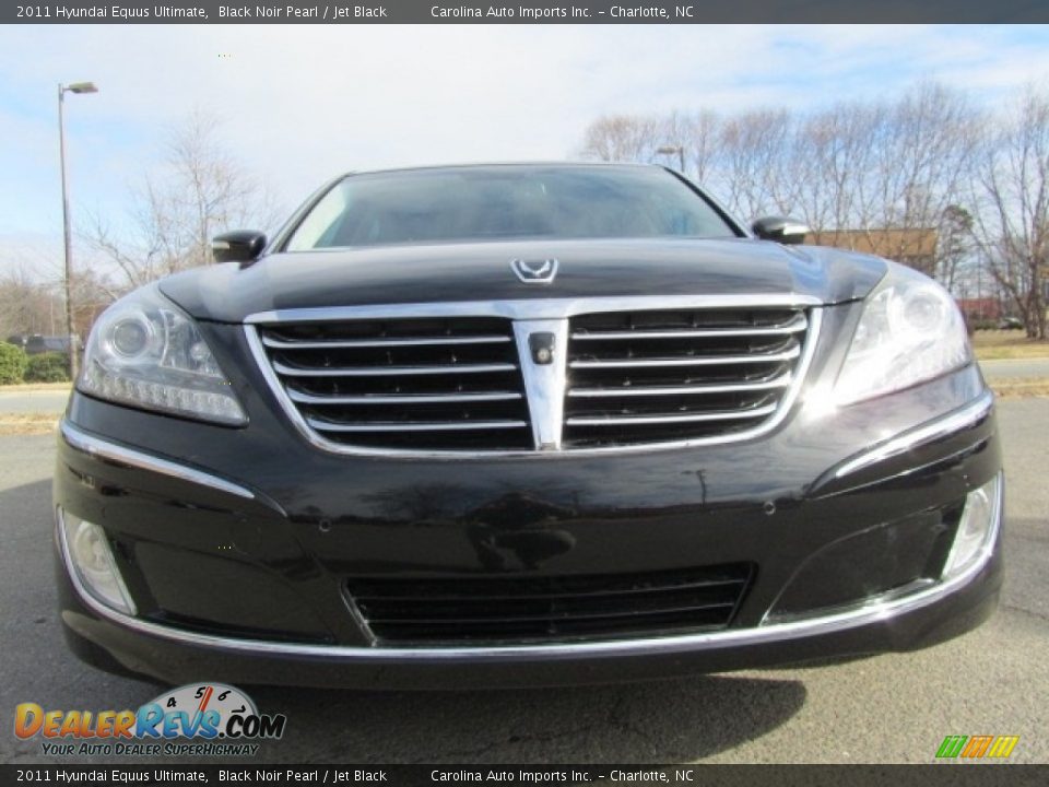 2011 Hyundai Equus Ultimate Black Noir Pearl / Jet Black Photo #4