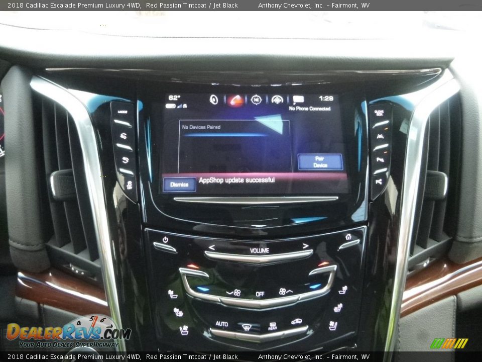2018 Cadillac Escalade Premium Luxury 4WD Red Passion Tintcoat / Jet Black Photo #15