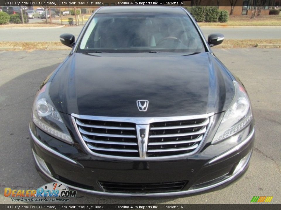 2011 Hyundai Equus Ultimate Black Noir Pearl / Jet Black Photo #5
