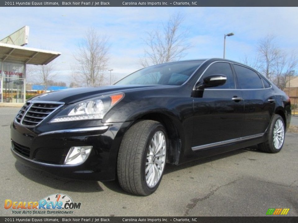 2011 Hyundai Equus Ultimate Black Noir Pearl / Jet Black Photo #6