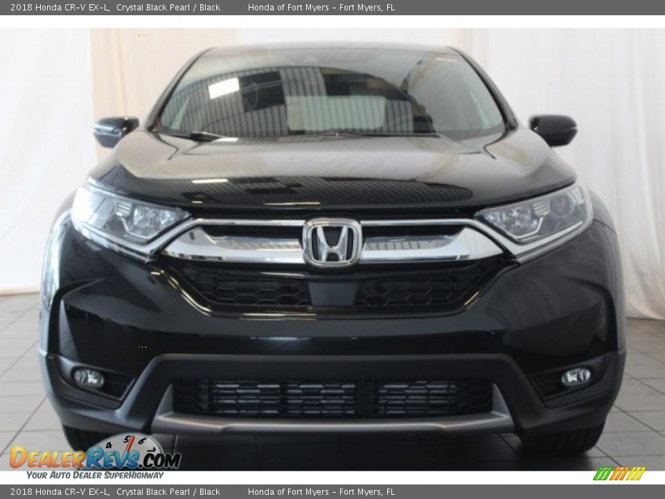 2018 Honda CR-V EX-L Crystal Black Pearl / Black Photo #3