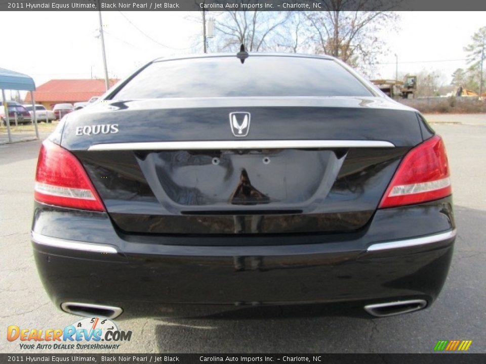2011 Hyundai Equus Ultimate Black Noir Pearl / Jet Black Photo #9
