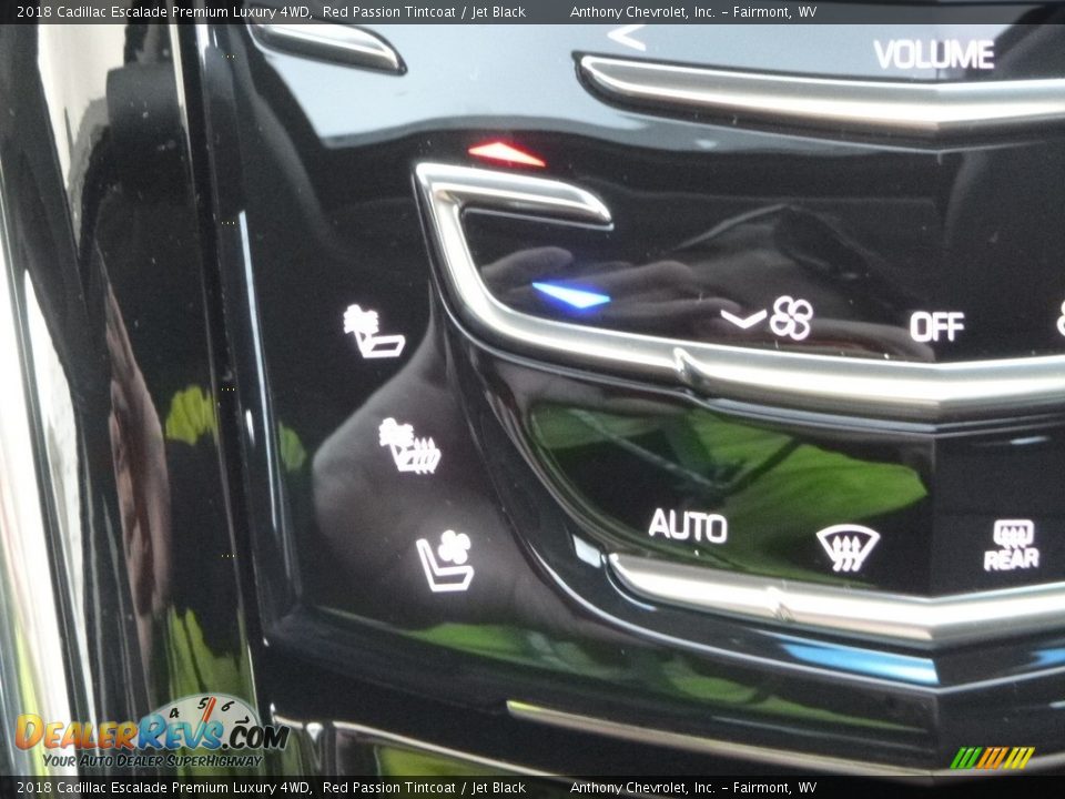 2018 Cadillac Escalade Premium Luxury 4WD Red Passion Tintcoat / Jet Black Photo #19