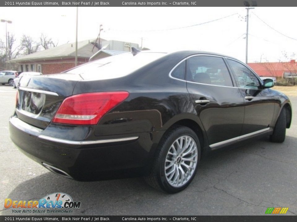 2011 Hyundai Equus Ultimate Black Noir Pearl / Jet Black Photo #10