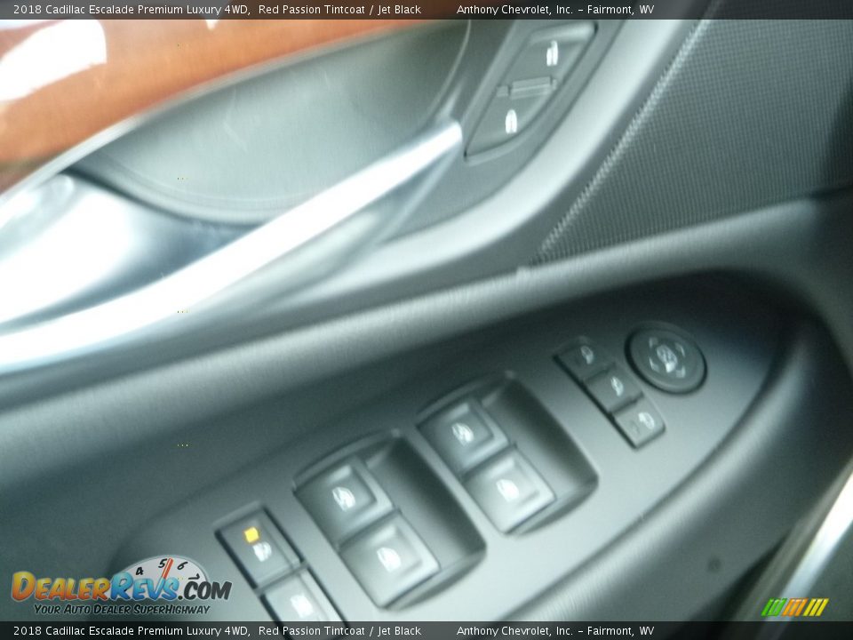2018 Cadillac Escalade Premium Luxury 4WD Red Passion Tintcoat / Jet Black Photo #20