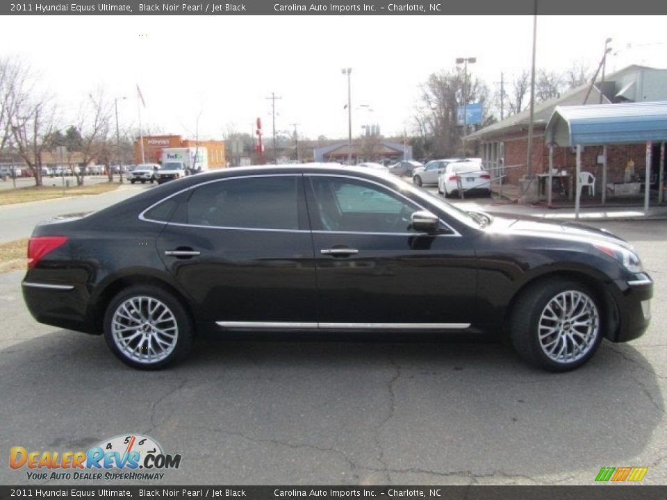 2011 Hyundai Equus Ultimate Black Noir Pearl / Jet Black Photo #11