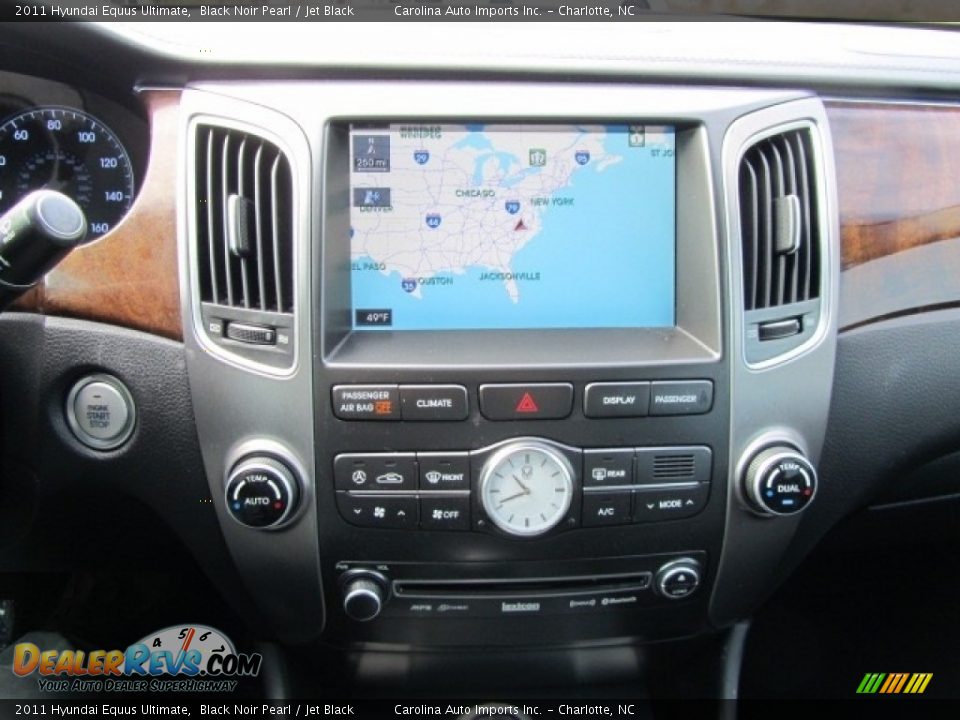 2011 Hyundai Equus Ultimate Black Noir Pearl / Jet Black Photo #15