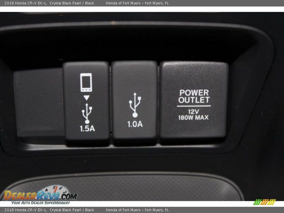 2018 Honda CR-V EX-L Crystal Black Pearl / Black Photo #24