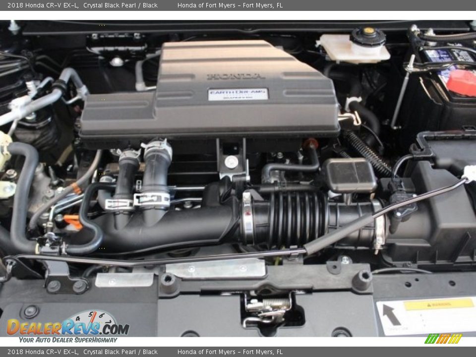 2018 Honda CR-V EX-L Crystal Black Pearl / Black Photo #33