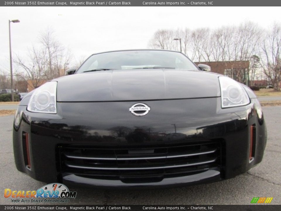 2006 Nissan 350Z Enthusiast Coupe Magnetic Black Pearl / Carbon Black Photo #4