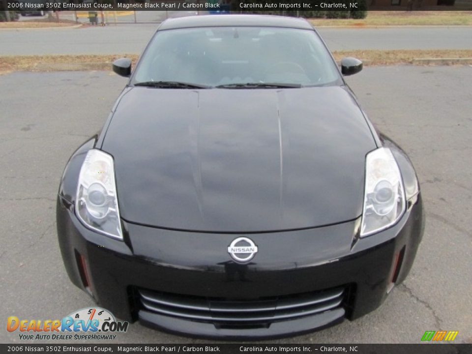 2006 Nissan 350Z Enthusiast Coupe Magnetic Black Pearl / Carbon Black Photo #5