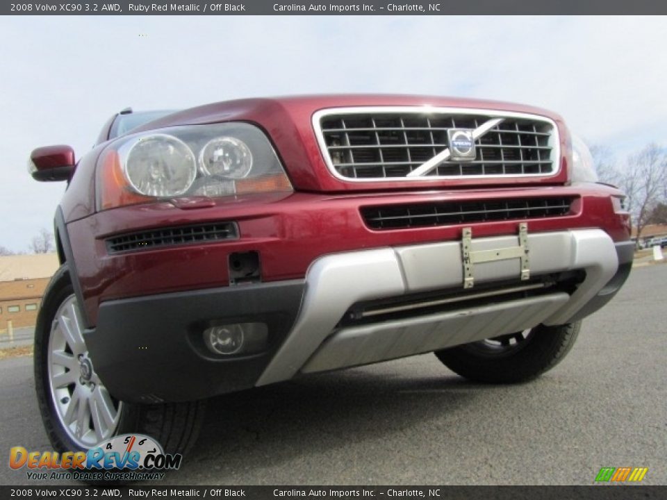 2008 Volvo XC90 3.2 AWD Ruby Red Metallic / Off Black Photo #1