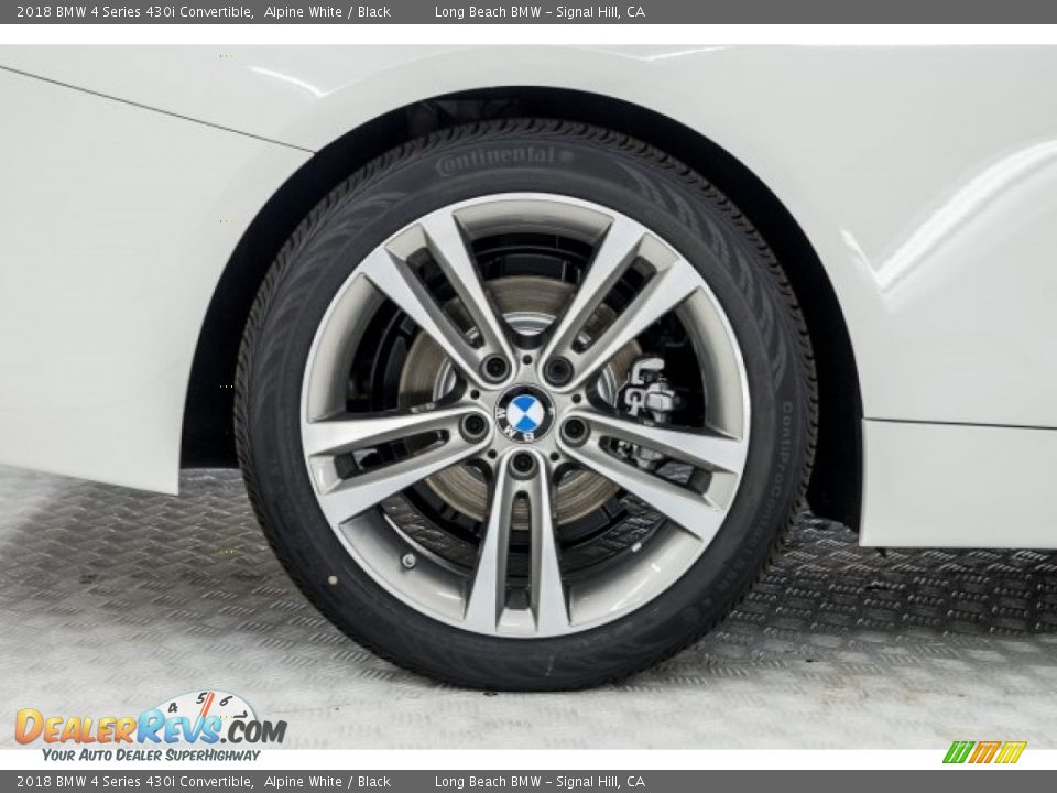 2018 BMW 4 Series 430i Convertible Alpine White / Black Photo #9