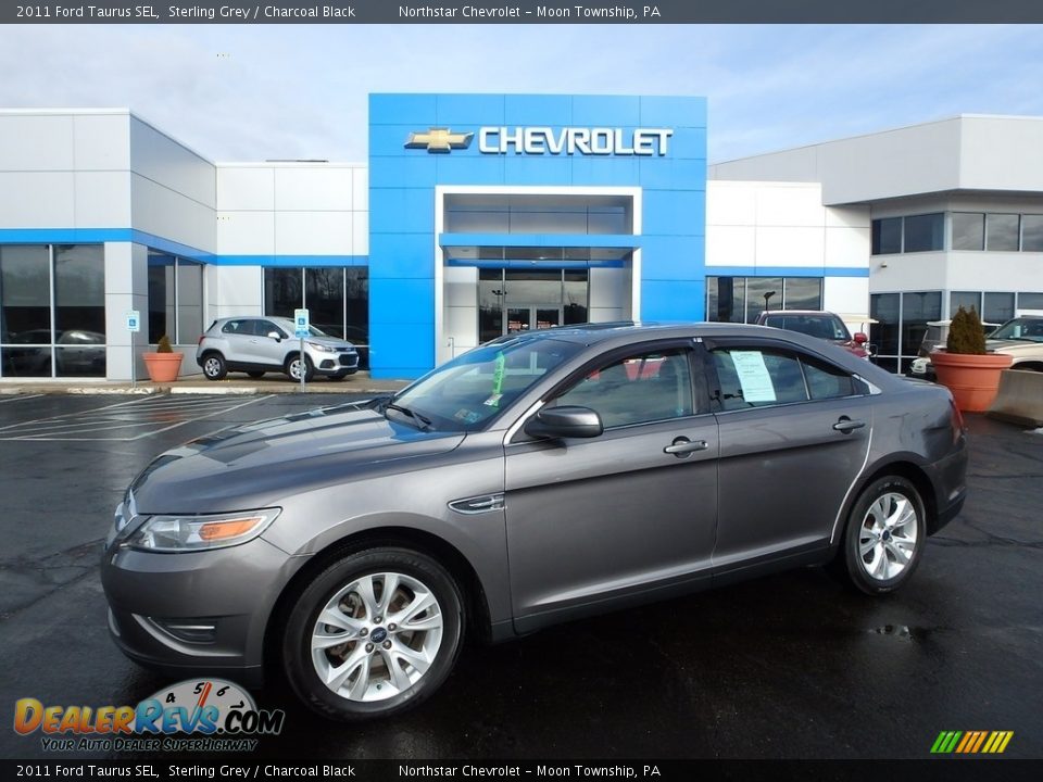 2011 Ford Taurus SEL Sterling Grey / Charcoal Black Photo #1