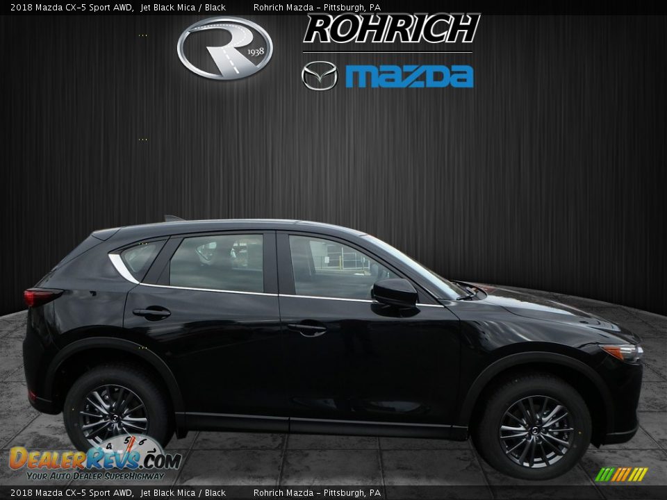 2018 Mazda CX-5 Sport AWD Jet Black Mica / Black Photo #2