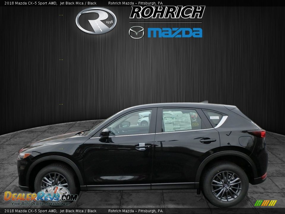 2018 Mazda CX-5 Sport AWD Jet Black Mica / Black Photo #3