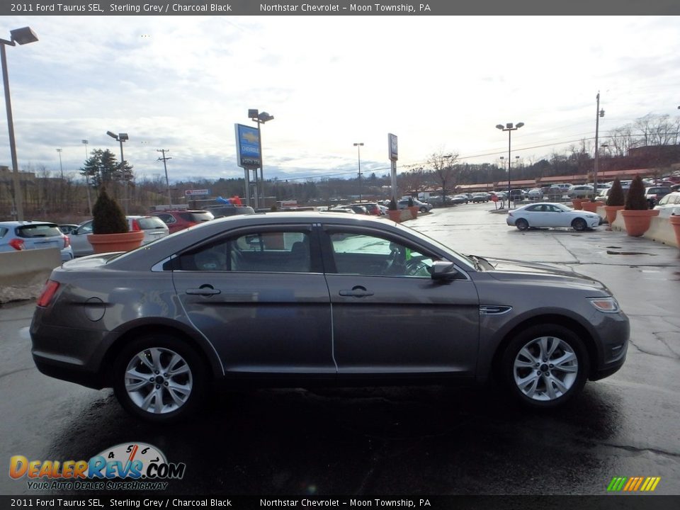 2011 Ford Taurus SEL Sterling Grey / Charcoal Black Photo #9