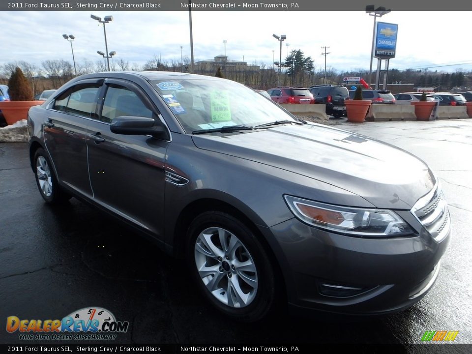 2011 Ford Taurus SEL Sterling Grey / Charcoal Black Photo #10
