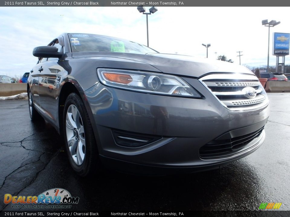 2011 Ford Taurus SEL Sterling Grey / Charcoal Black Photo #11