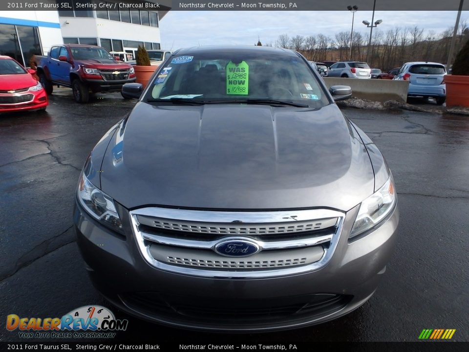 2011 Ford Taurus SEL Sterling Grey / Charcoal Black Photo #12