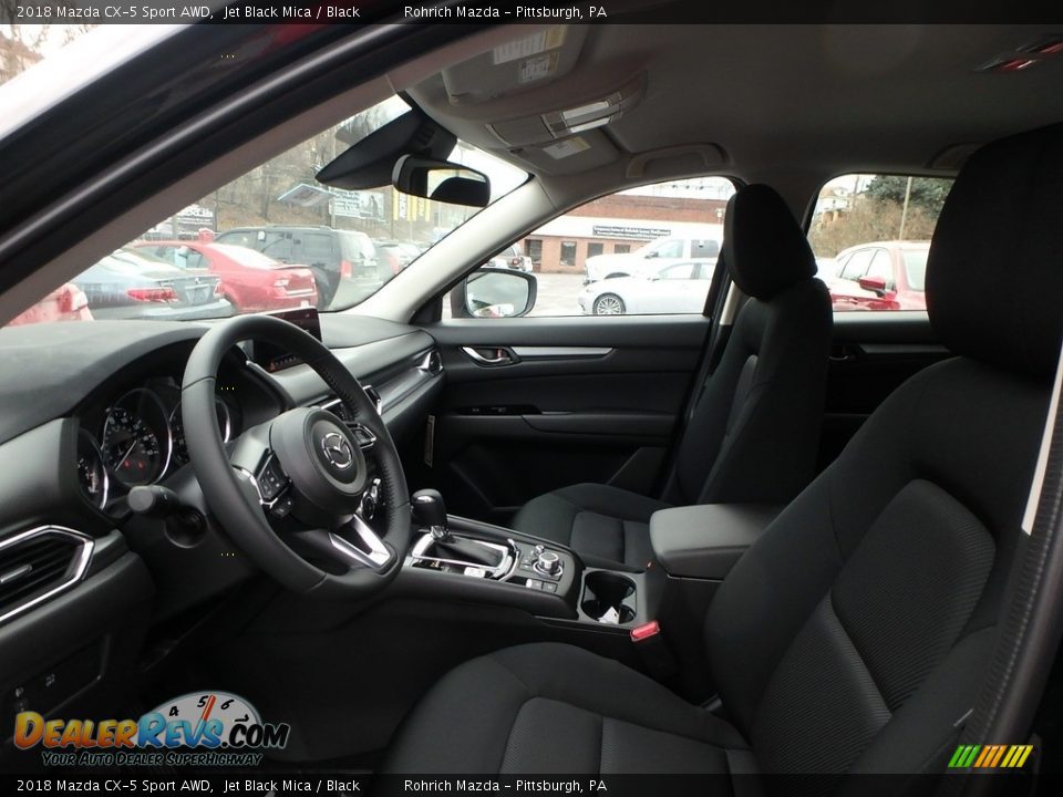 2018 Mazda CX-5 Sport AWD Jet Black Mica / Black Photo #7