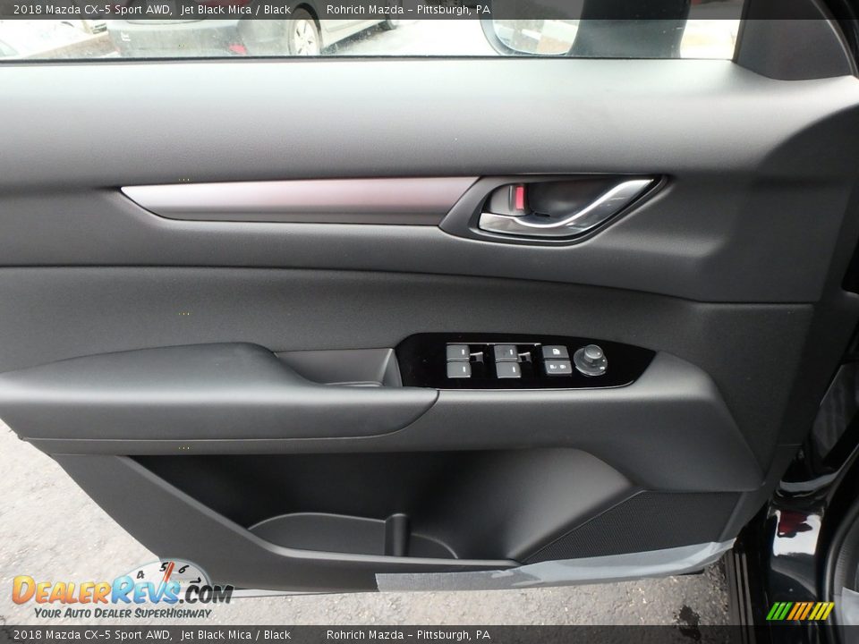 2018 Mazda CX-5 Sport AWD Jet Black Mica / Black Photo #10