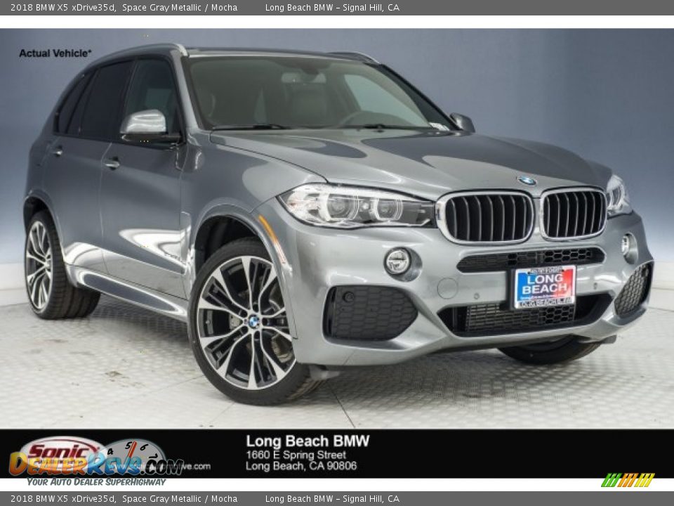 2018 BMW X5 xDrive35d Space Gray Metallic / Mocha Photo #1