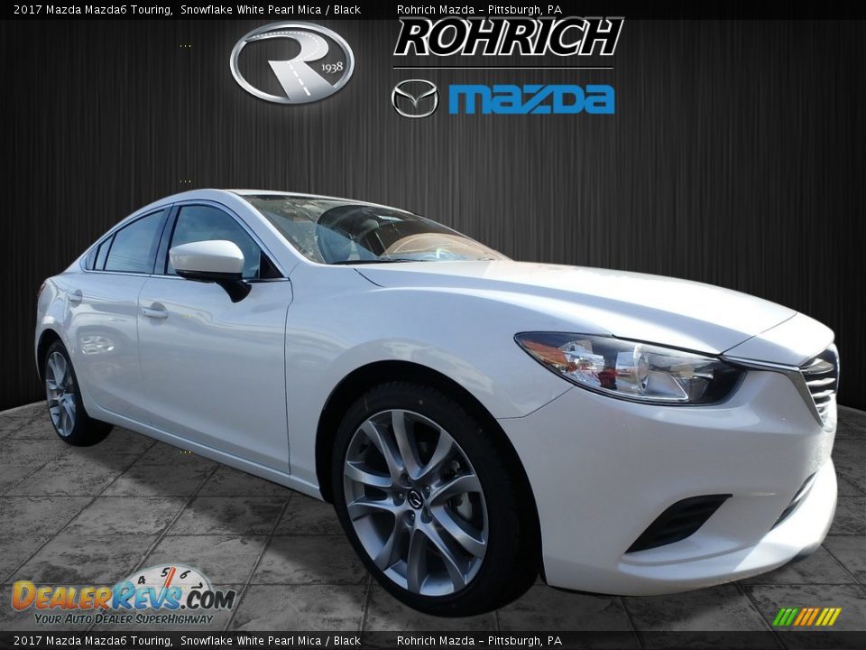 2017 Mazda Mazda6 Touring Snowflake White Pearl Mica / Black Photo #1