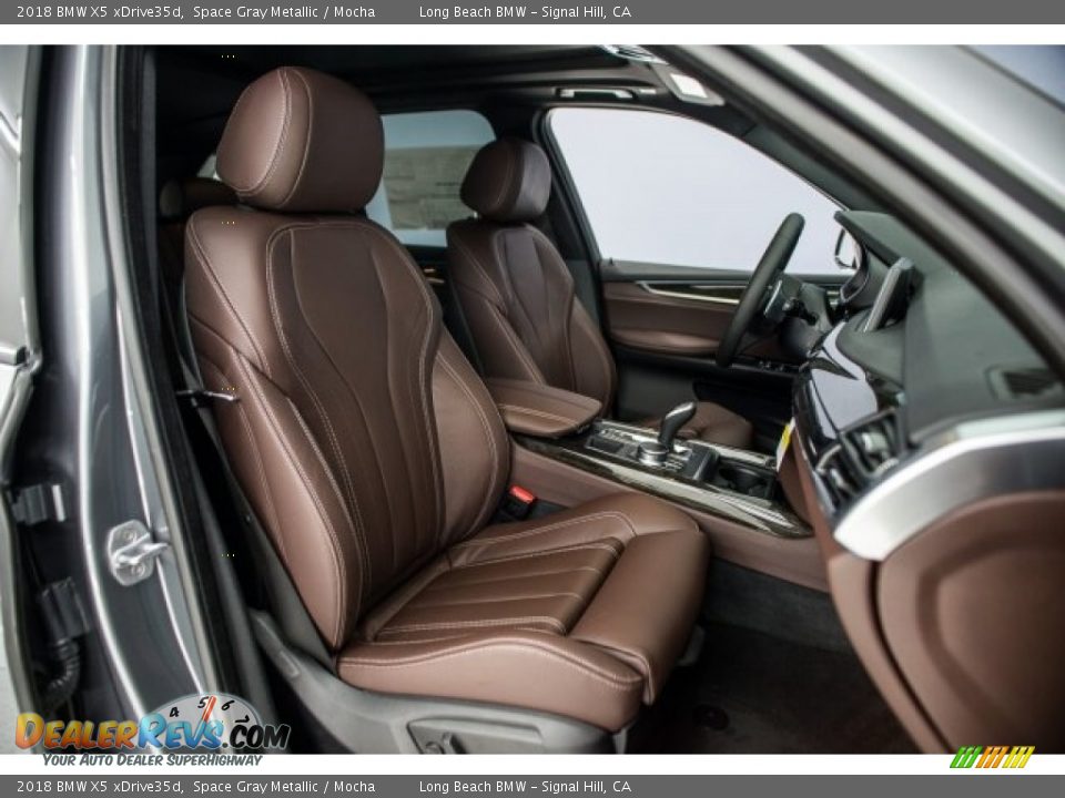 Mocha Interior - 2018 BMW X5 xDrive35d Photo #2