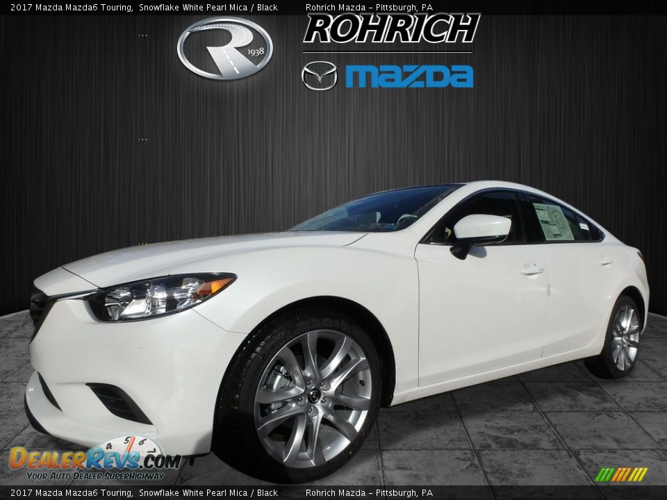 2017 Mazda Mazda6 Touring Snowflake White Pearl Mica / Black Photo #4