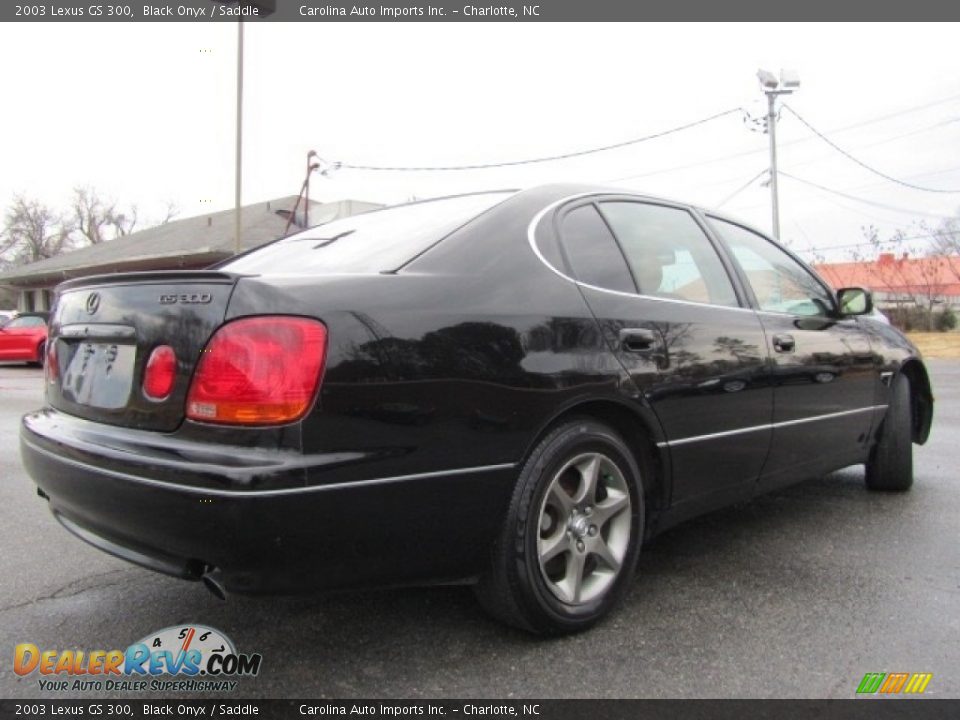 2003 Lexus GS 300 Black Onyx / Saddle Photo #10