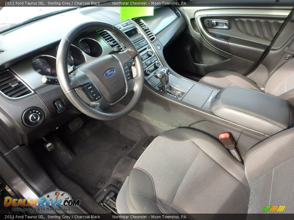 2011 Ford Taurus SEL Sterling Grey / Charcoal Black Photo #24