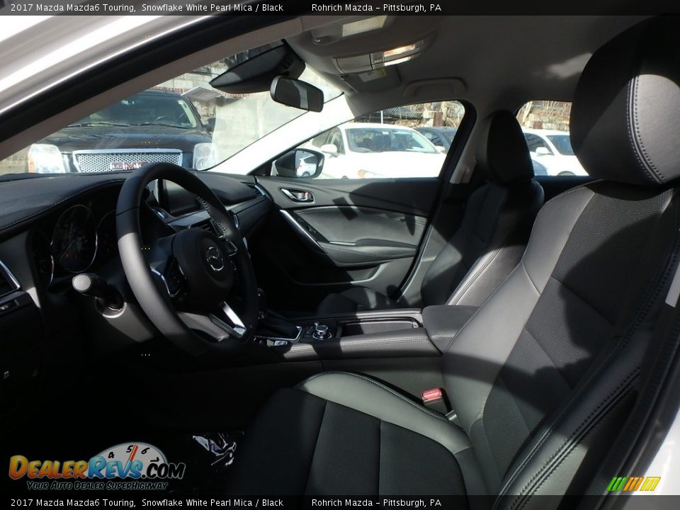 2017 Mazda Mazda6 Touring Snowflake White Pearl Mica / Black Photo #6