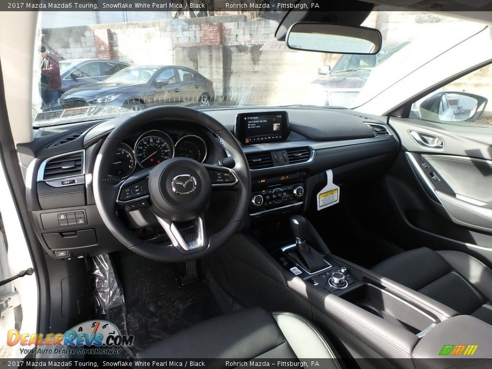 2017 Mazda Mazda6 Touring Snowflake White Pearl Mica / Black Photo #8
