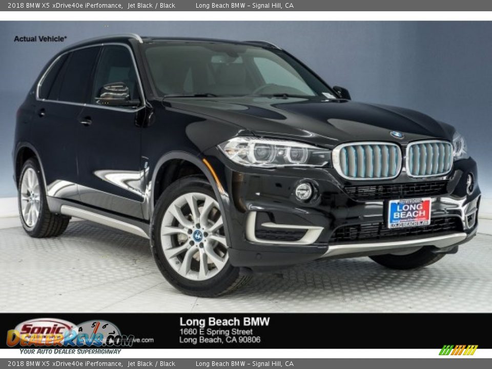 2018 BMW X5 xDrive40e iPerfomance Jet Black / Black Photo #1