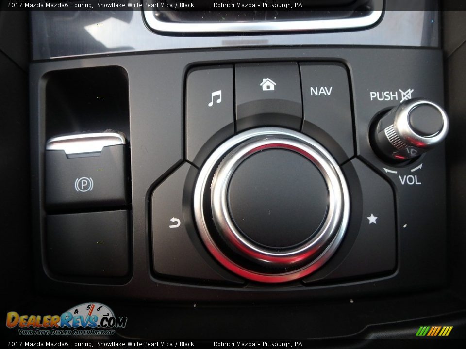 2017 Mazda Mazda6 Touring Snowflake White Pearl Mica / Black Photo #12
