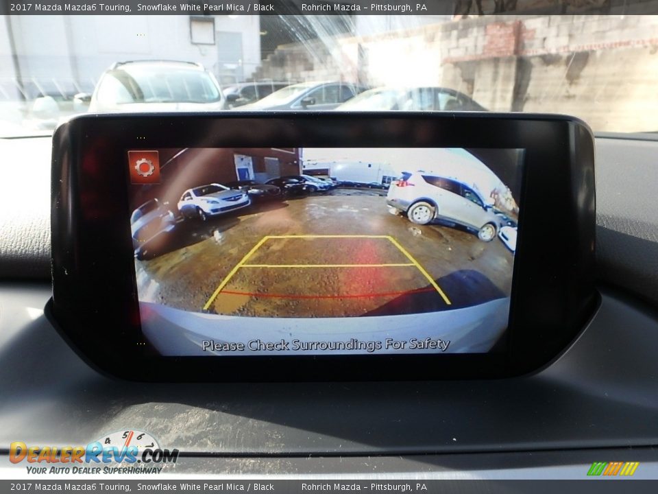 2017 Mazda Mazda6 Touring Snowflake White Pearl Mica / Black Photo #14